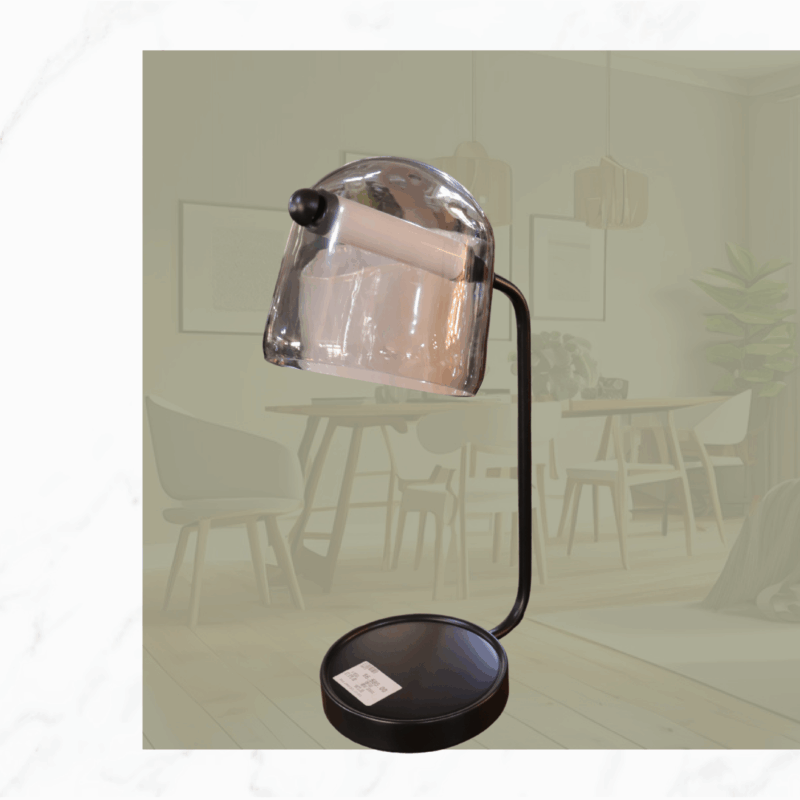 LAMPARA ESCRITORIO VIDRIO