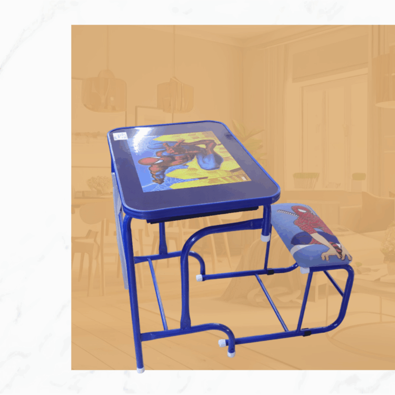 ESCRITORIO TUBULAR AZUL