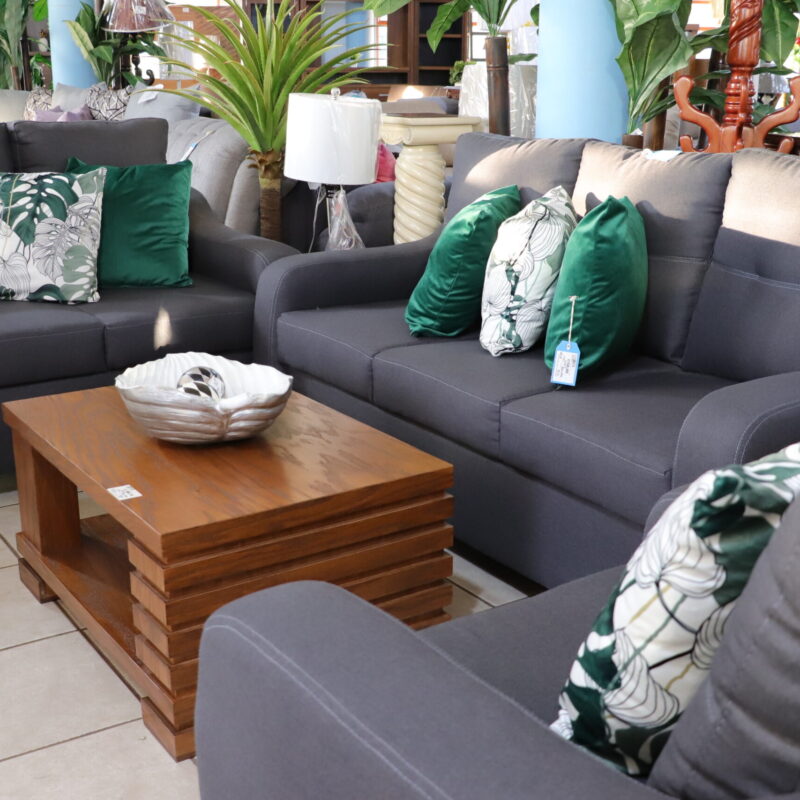 SALA 3 PIEZAS GRIS OSCURO