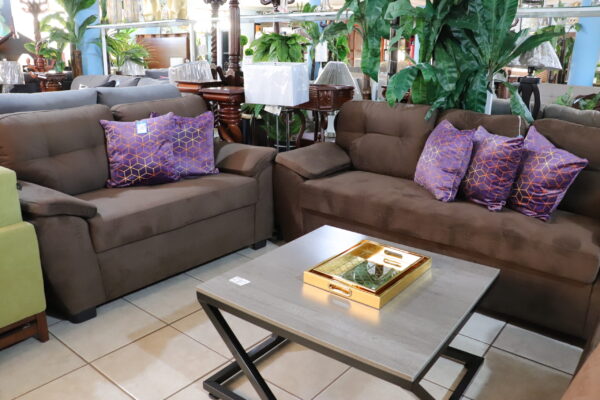 SALA 2 PIEZAS MARRON