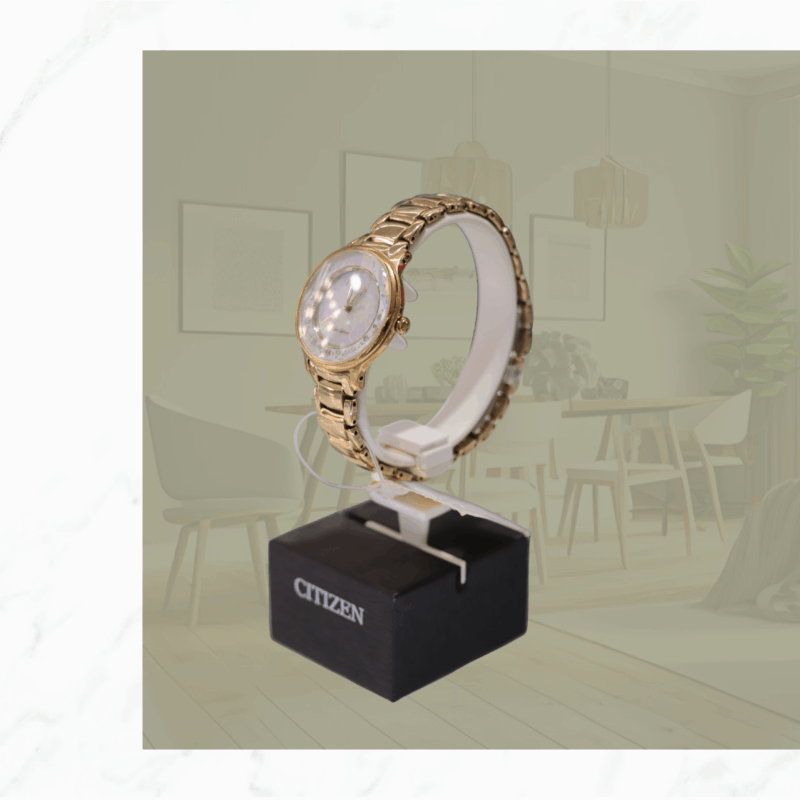 RELOJ CITIZEN DORADO-BLANCO