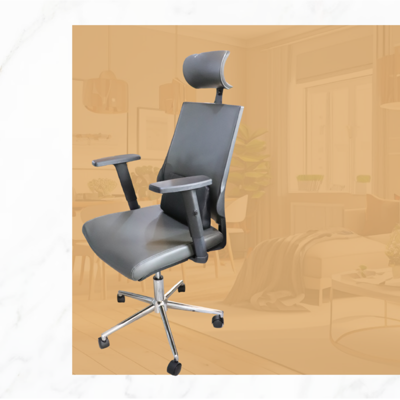 SILLA DE OFICINA GROS OSCURA