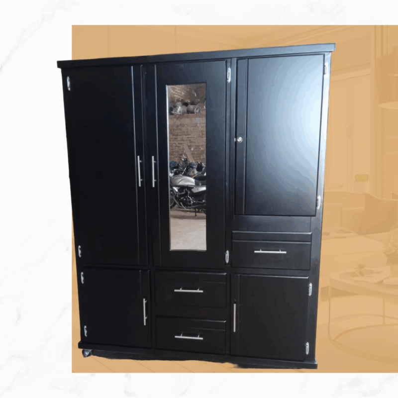 ARMARIO DE MADERA COLOR CHOCOLATE