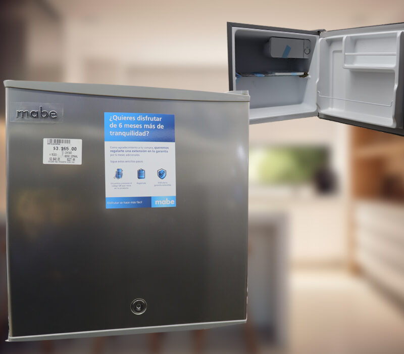 REFRIGERADOR MABE 2 PIES CUBICOS GRIS